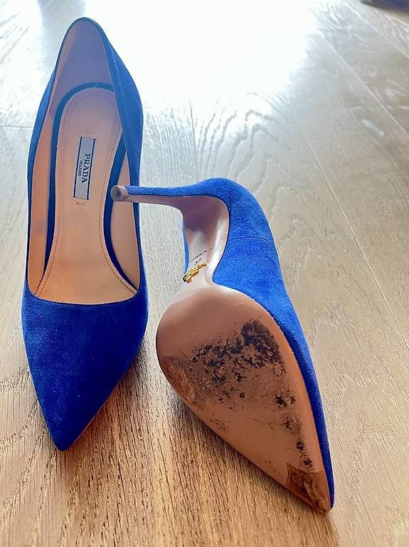 Scarpe da donna: Prada Pumps Wildleder Blau, Grösse 37 – Usato da Rorschach venduto da Iuliana03 3