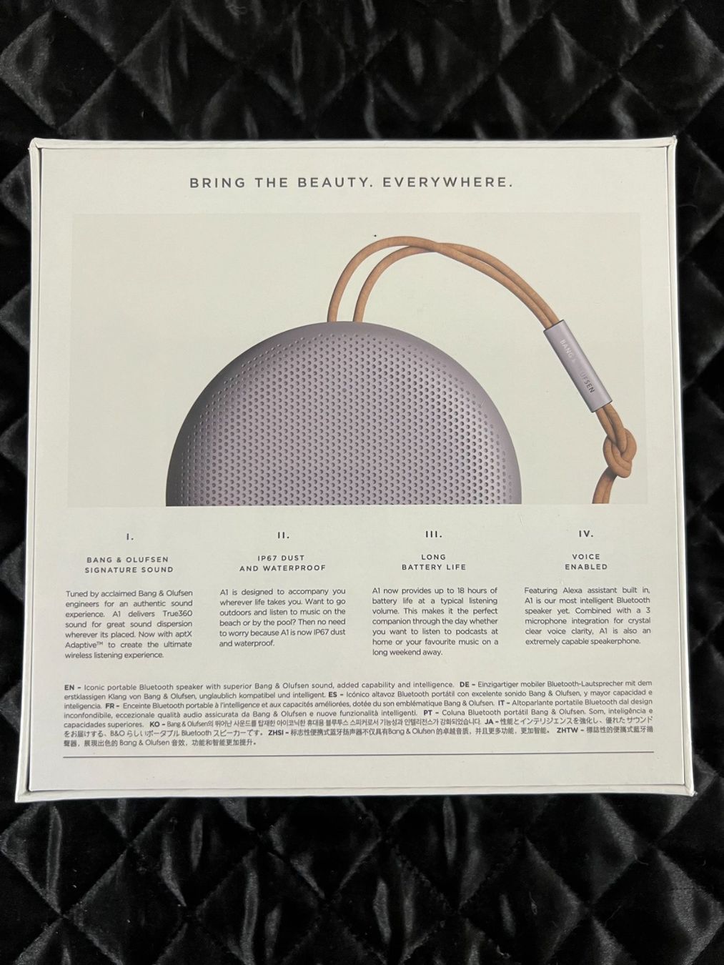 Bang & Olufsen Lautsprecher: B&O Beosound A1 2nd Gen nordic Ice – Neu und originalverpackt aus Kirchberg SG von EPGaemperle 2