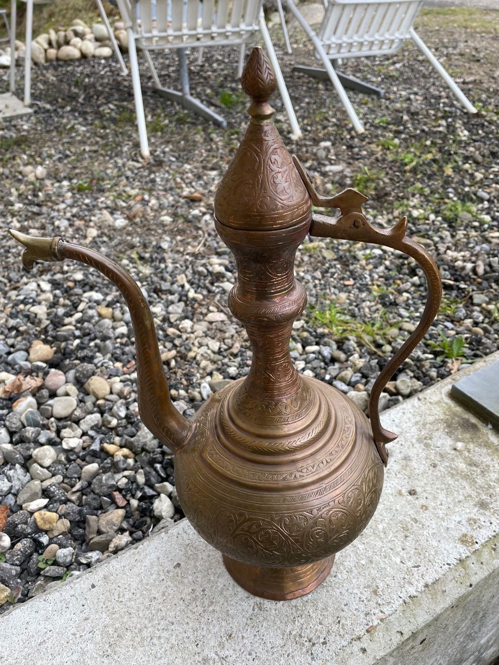 Teiere: Kanne antik, Höhe 42 cm – Usato da Wyssachen venduto da Hahe89 1