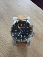 Orologio automatico spinnaker quadrante blu cinturino pelle