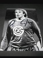 Orig. Autogramm Foto von Günther Netzer GC Grasshopper Club