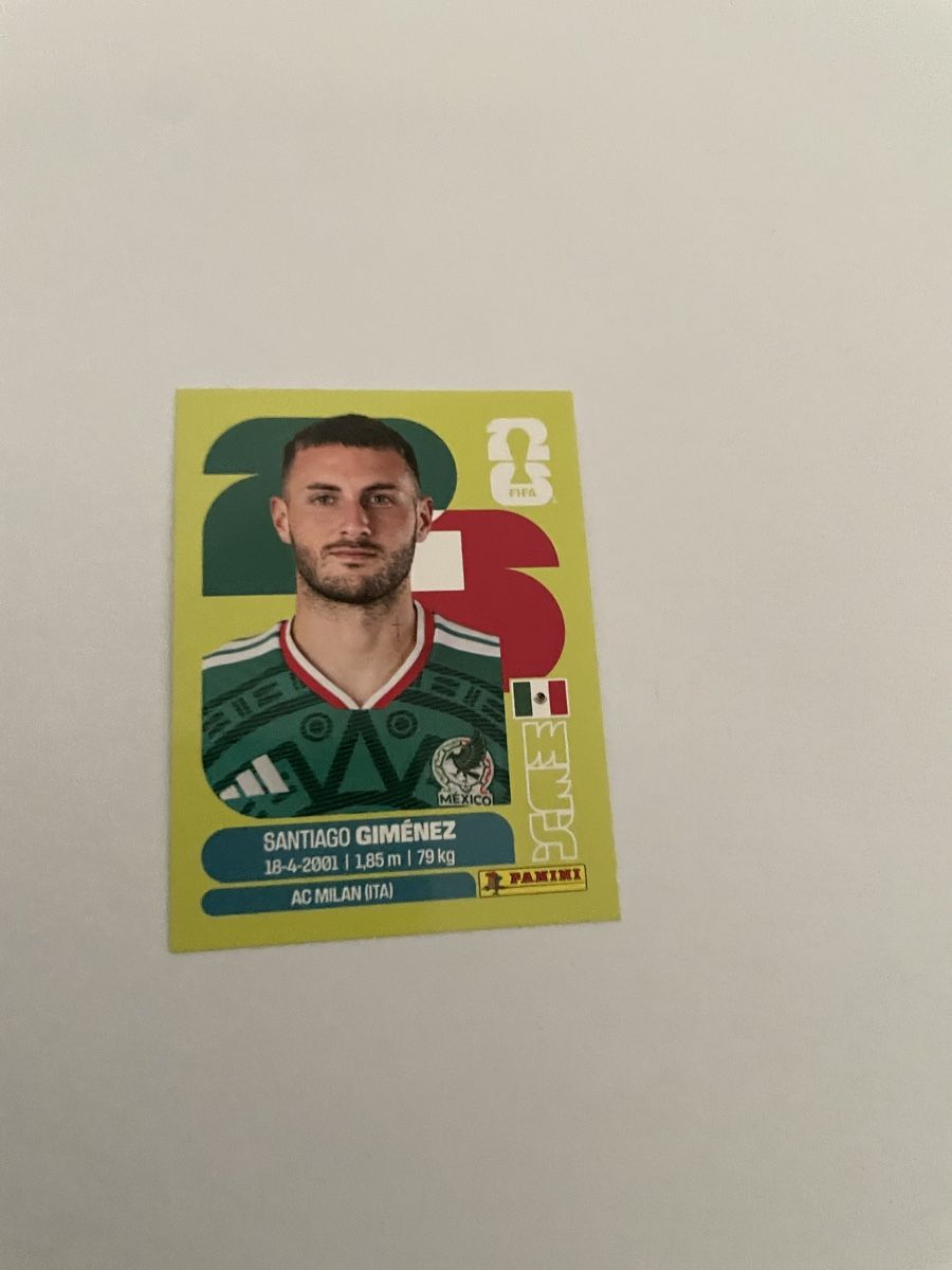 Panini Sammelbilder & Trading cards: FIFA WM 2026 Santiago Gimenez MEX 16 – Neu (gemäss Beschreibung) aus Winterthur von Cobraforce