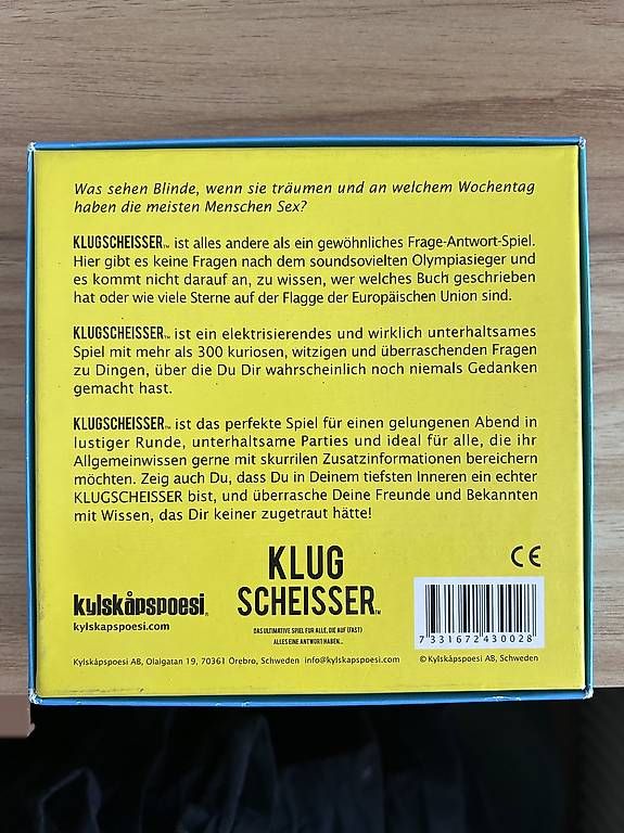 Spiele: Klugscheisser Spiel – Neu (gemäss Beschreibung) aus Basel von tsulih 1