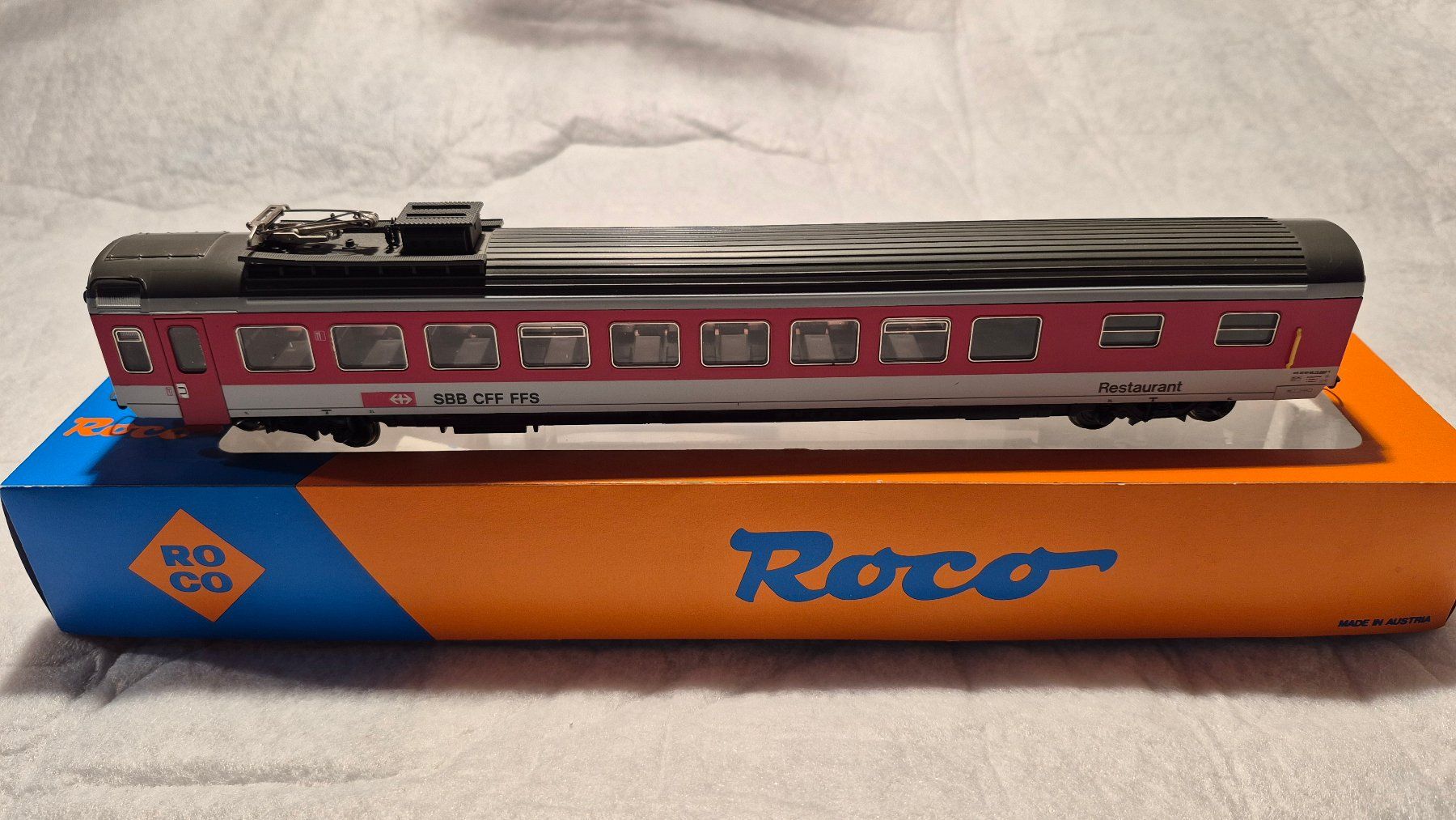 Roco Modellini di ferrovie: Roco Speiswagen EW IV SBB, H0, DC – Usato da Freienstein venduto da Gotthardlok 2