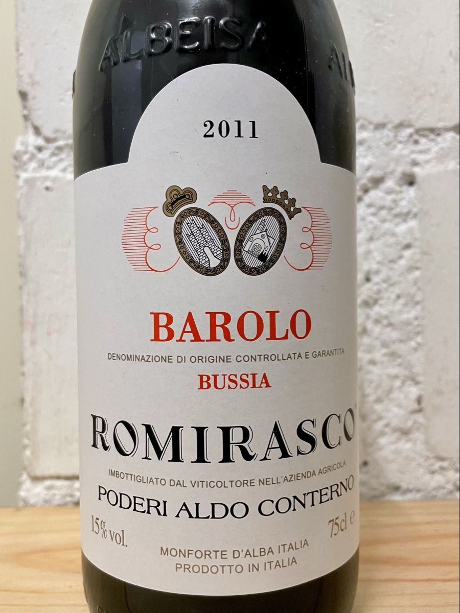 Vins: Barolo ROMIRASCO 2011, Aldo Conterno; aus Klimakeller. – Neuf (Voir description) à Zürich par Bohn