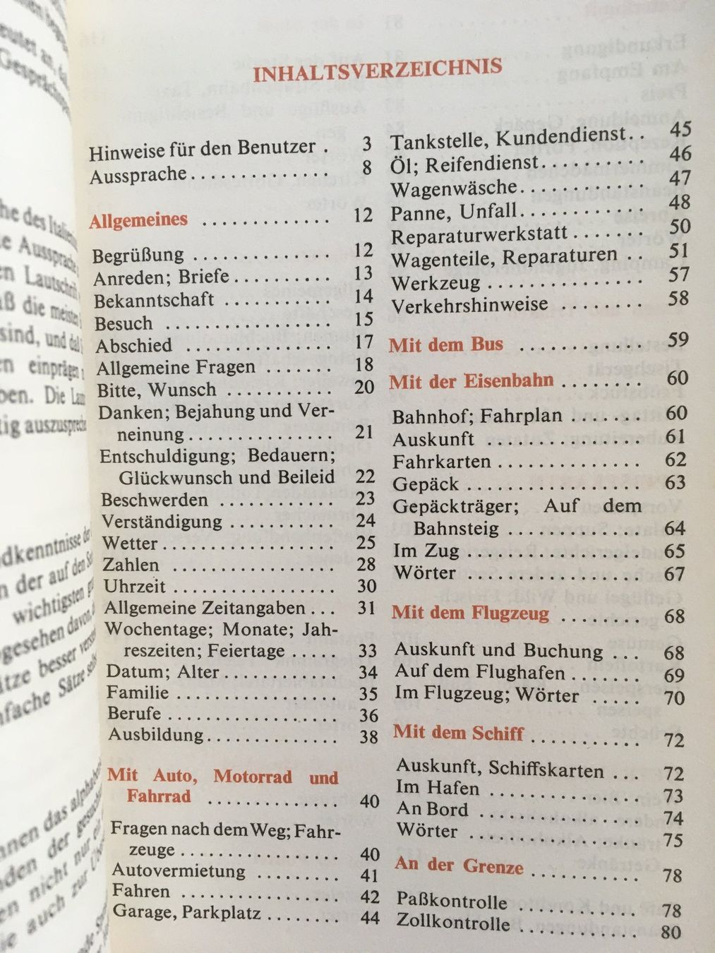 Libri: Langenscheidts Sprachführer Italienisch – Usato da Grenchen venduto da Kogi7 3