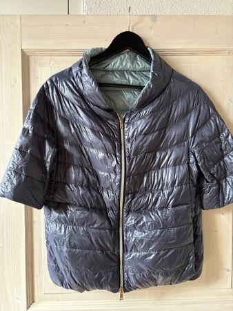Herno Daunenjacke kurz blau Wendejacke