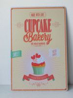 Blechschild „Cupcake“