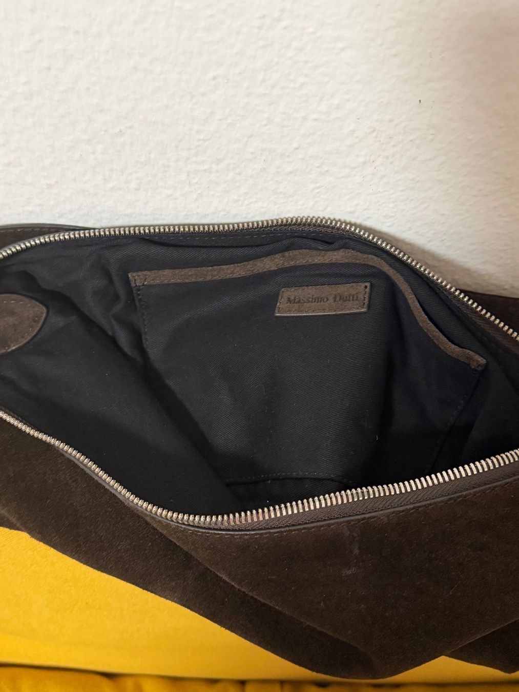Massimo Dutti Borse da donna: Massimo Dutti Braune Suede Tasche – Nuovo (secondo la descrizione) da Basel venduto da iulia_haul 3