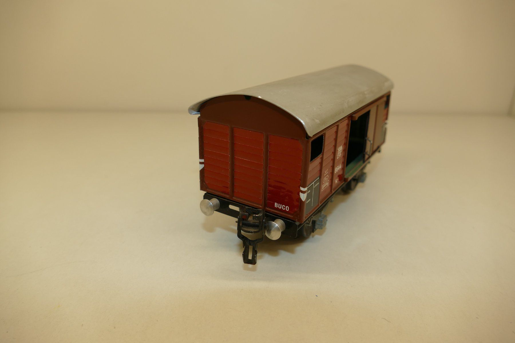 Buco Modellini di ferrovie: Buco 0: SBB Güterwagen K2 braun – Usato da Niederhasli venduto da rail-duerst 3