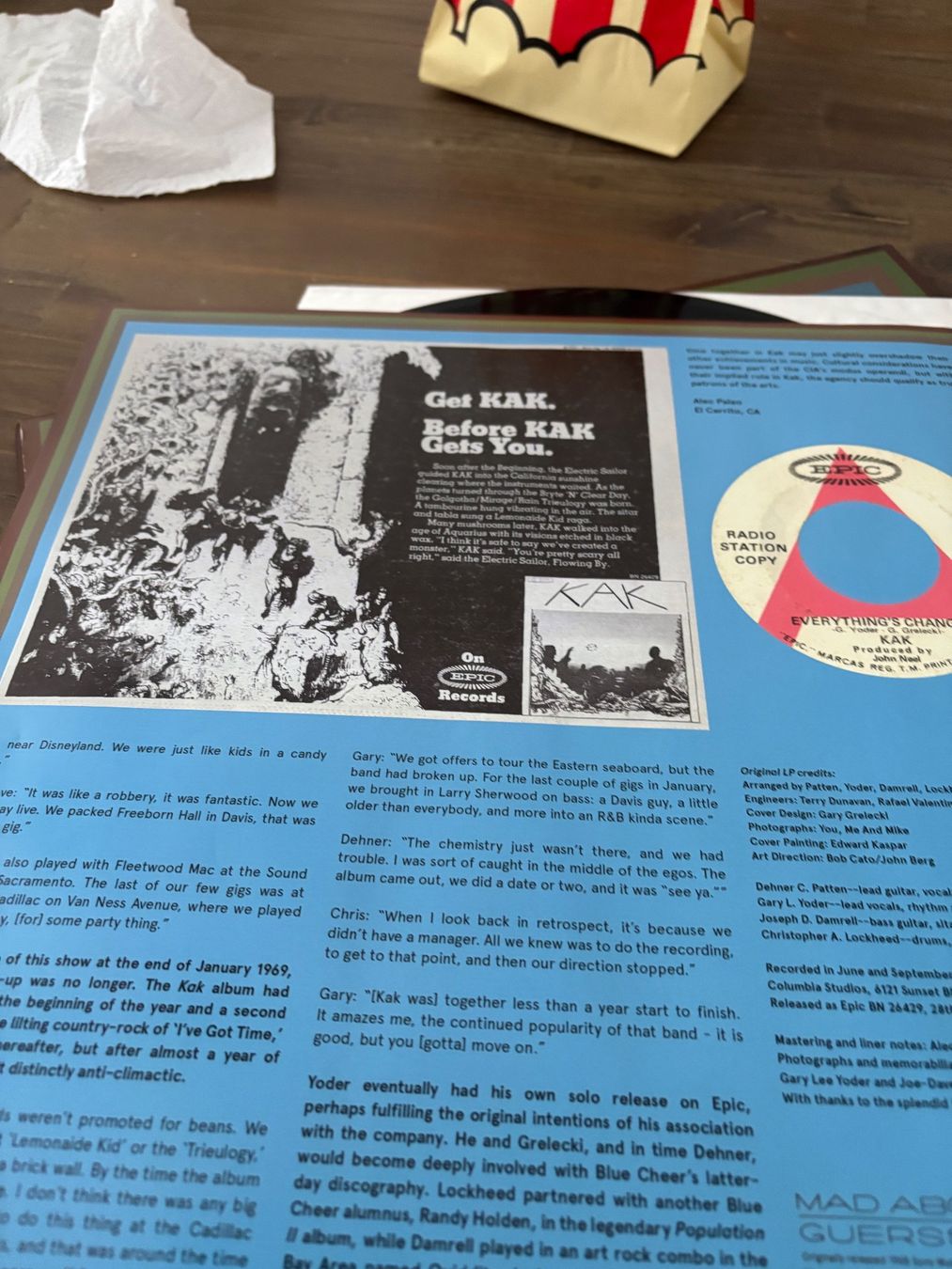 Dischi in vinile: Kak - Kak 1969 psychedelic Rock usa – Nuovo (secondo la descrizione) da Zürich venduto da manuunited 5