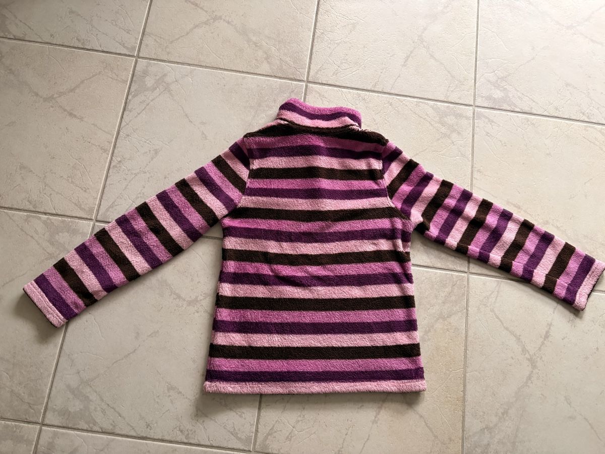 Maglioni & Felpe: Winterfleece-Pulli, Gr. 158/164, gestreift, Mädchen Top – Usato da Dietlikon venduto da Bachtel97 1