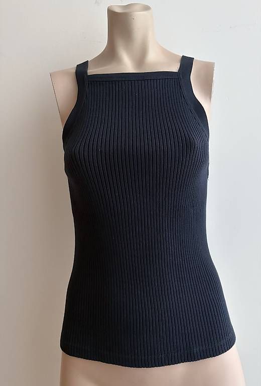 Top: Massimo Dutti Ripp-Top Navy Gr. S – Usato da Schaffhausen venduto da Miorajah 1