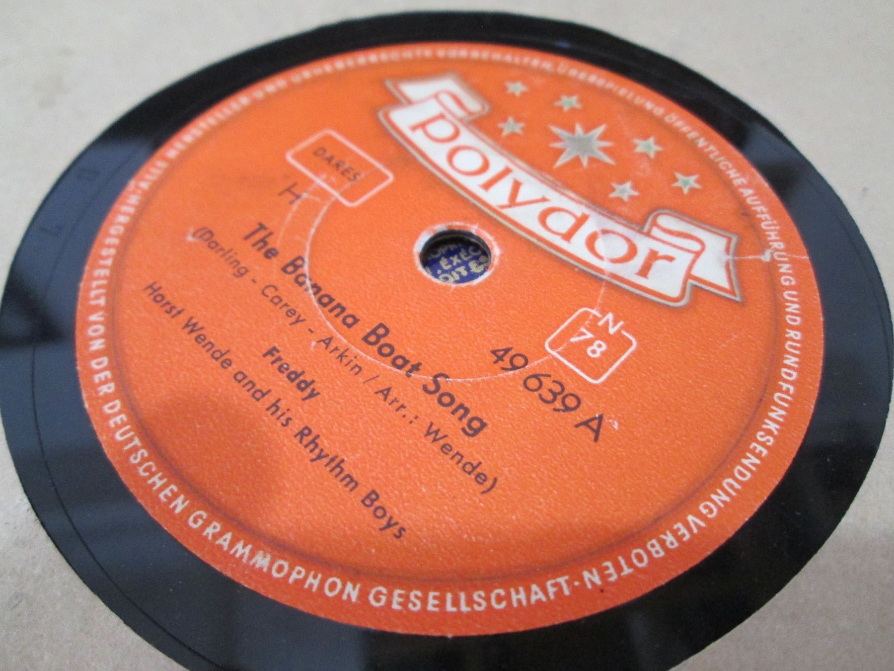 Schallplatten: DISQUES 78 TOURS – Gebraucht aus Lausanne von Leag 1