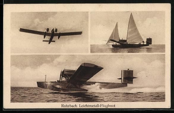 Foto & Poster: Rohrbach Leichtmetall-Wasserflugzeug RO  – Usato da Berlin venduto da bartko-reher