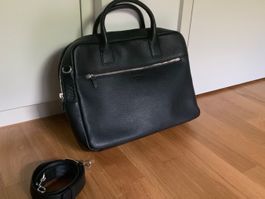 Tiger of Sweden Aktentasche Unisex schwarz, Leder