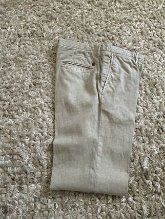 Hochwertige Slacks von INCOTEX aus Leinen, Gr.36