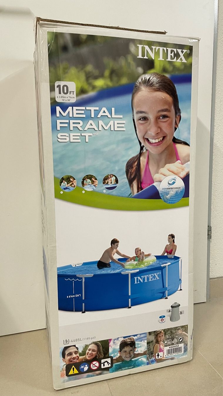 Piscine: INTEX Metal Frame Pool Set 3.05m x 76cm – Usato da Egliswil venduto da Abishu 4