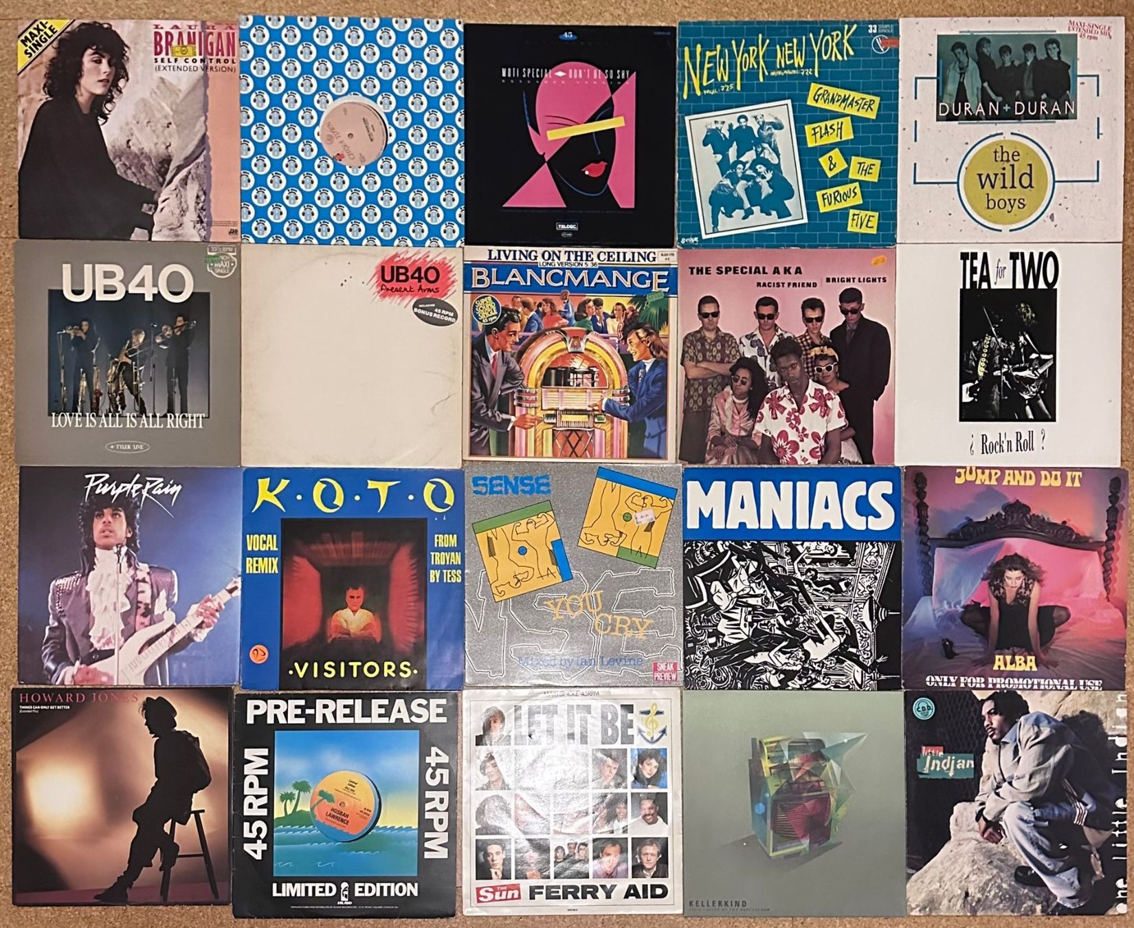 Dischi in vinile: Collezione Maxi 45 giri – Usato da Breganzona venduto da Cheap_Records
