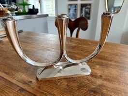 WMF Mid Century Kerzenleuchter versilbert.