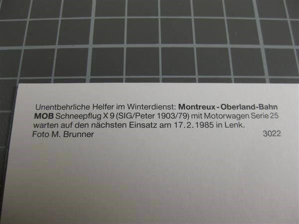 Ansichtskarten: AK Montreux Oberland Bahn MOB Lenk – Neu (gemäss Beschreibung) aus Malters von Marosko 1
