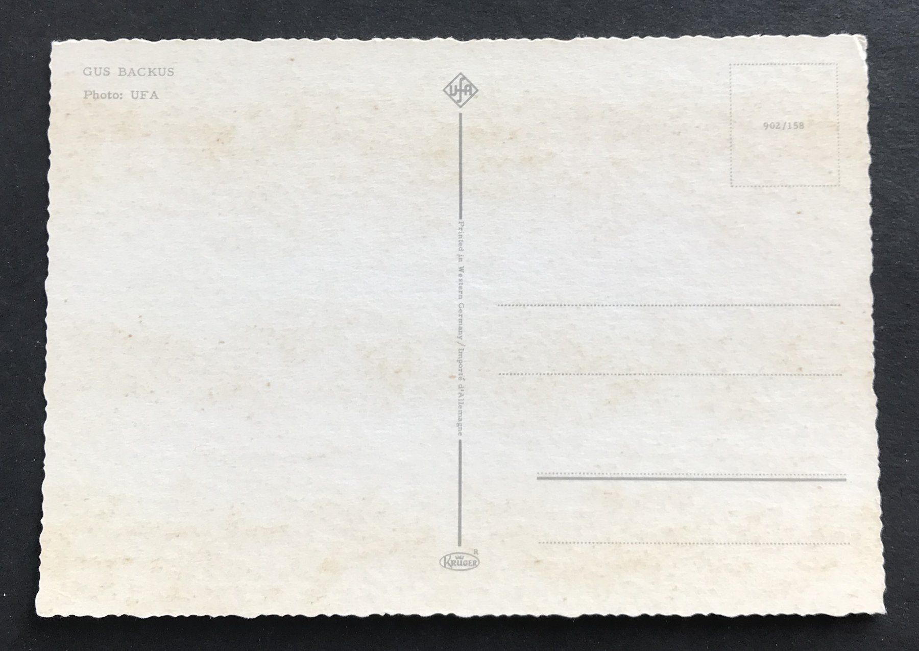 Cartoline postali: ANSICHTSKARTE GUS BACKUS – Usato da Ostermundigen venduto da wini63 1