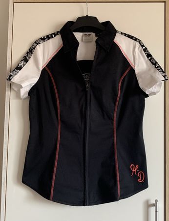 Harley-Davidson Blusr Gr. M schwarz/weiss
