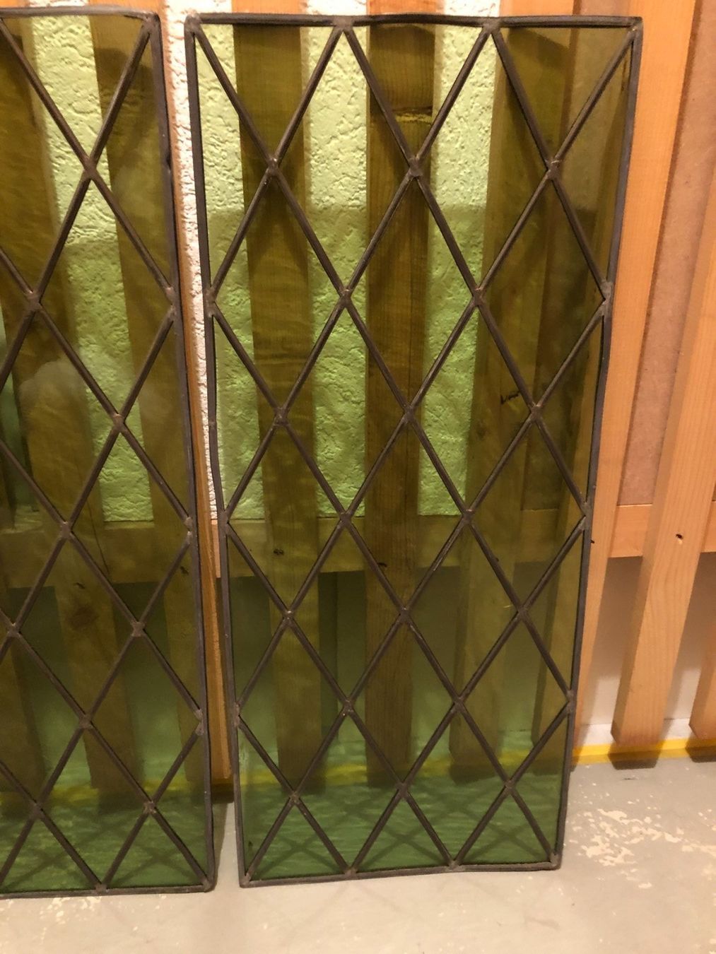 Bicchieri: grünes Glas in Bleifassung – Usato da Flawil venduto da noplan 2