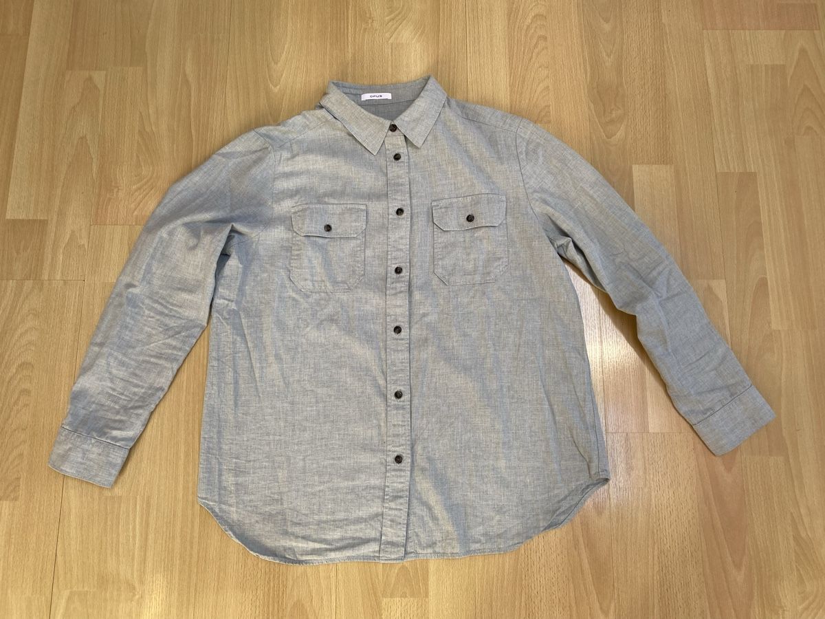 Hugo Boss Camicette: Opus Hemd hellgrün-grau 100% Baumwolle – Nuovo (secondo la descrizione) da Buochs venduto da H16 1