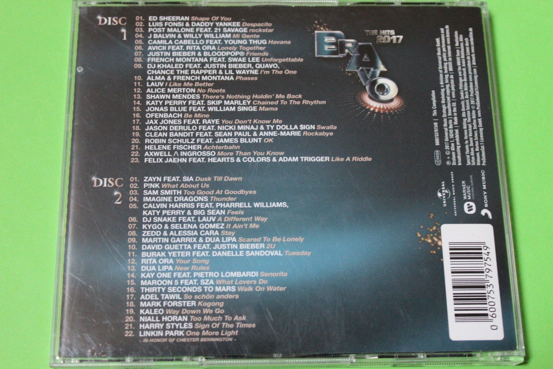 CDs: BRAVO - THE HITS 2017 2CD – D'occasion à Tübach par JamesStone 2