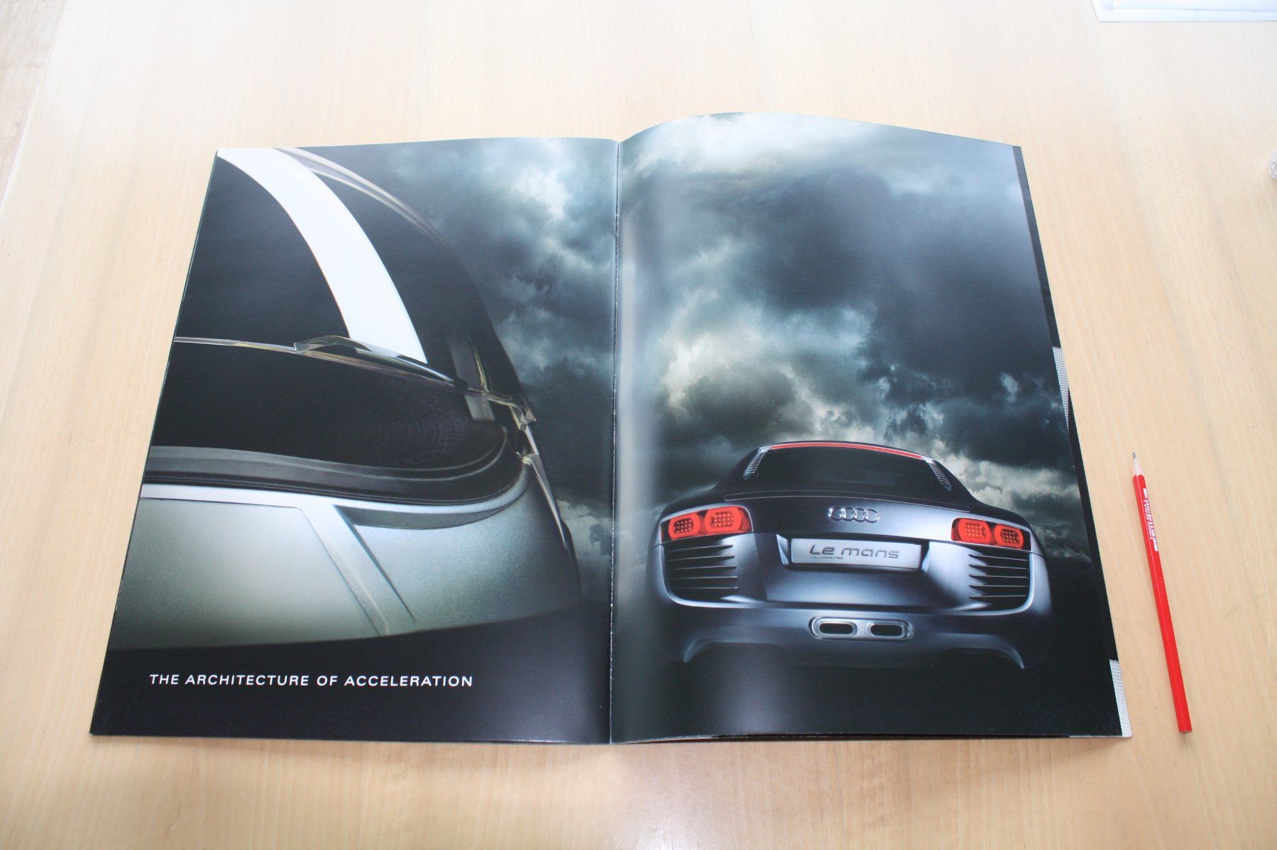 Audi Dokumente: Audi R8 Le Mans Quattro Grossformat Prospekt 9/2003 – Gebraucht aus Wikon von erwin400 7
