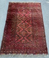 Schöner Orientteppich rot gemustert Masse 270x182 cm