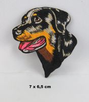 ROTTWEILER - Aufnäher - Aufbügler - Stickerei - 7x6,5cm