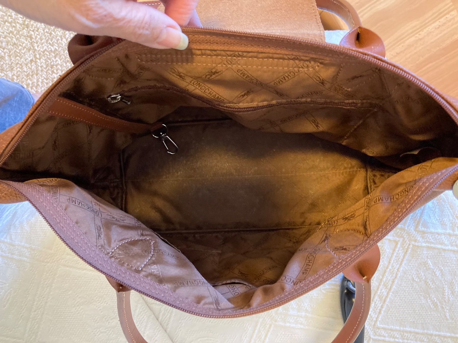 Longchamp Borse da donna: Sac Longchamp cuir – Usato da Epautheyres venduto da MissLola 4