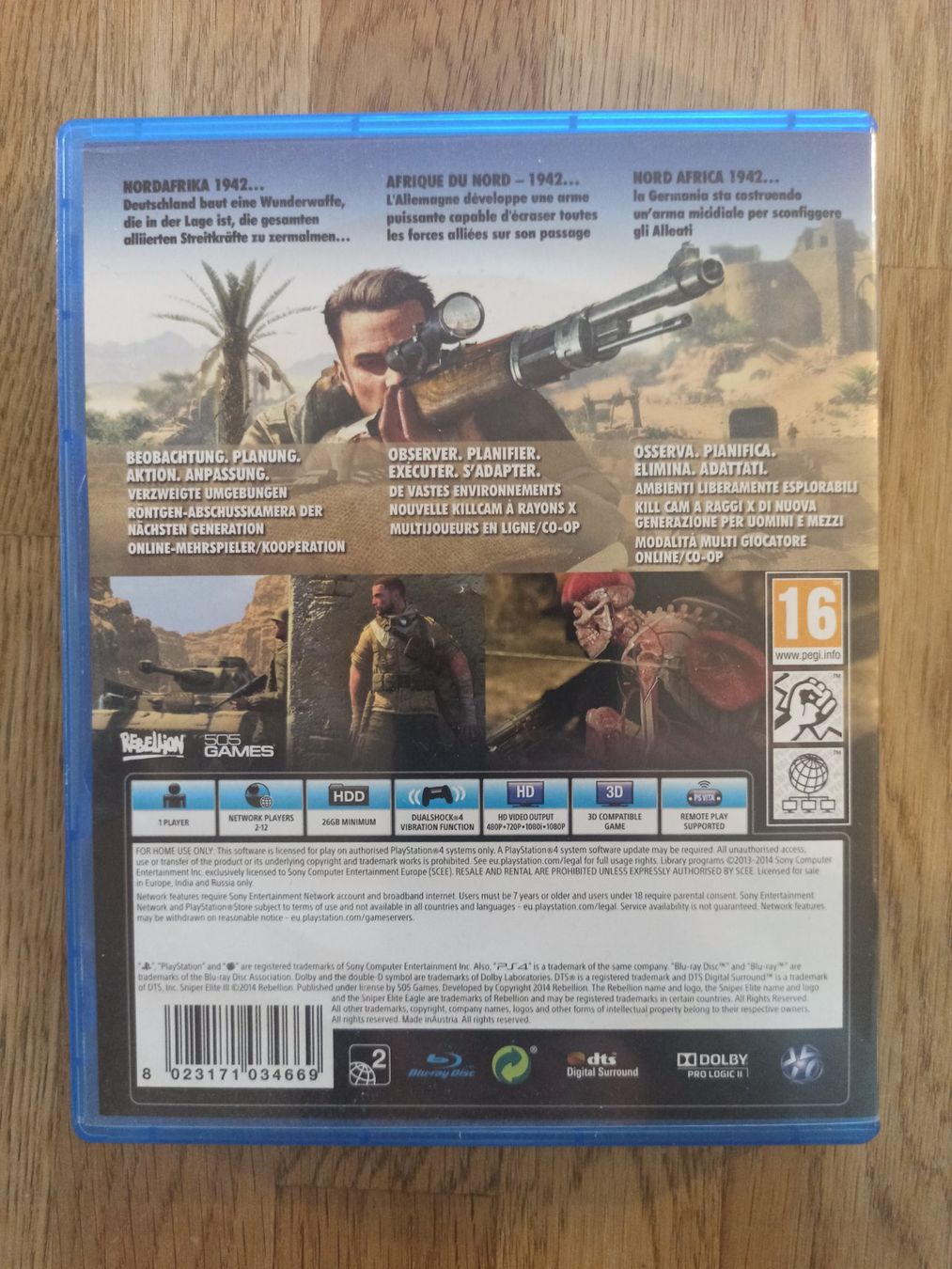 Giochi: Sniper Elite 3 PS4 / PS5 – Usato da Oberweningen venduto da mar_87mx 1