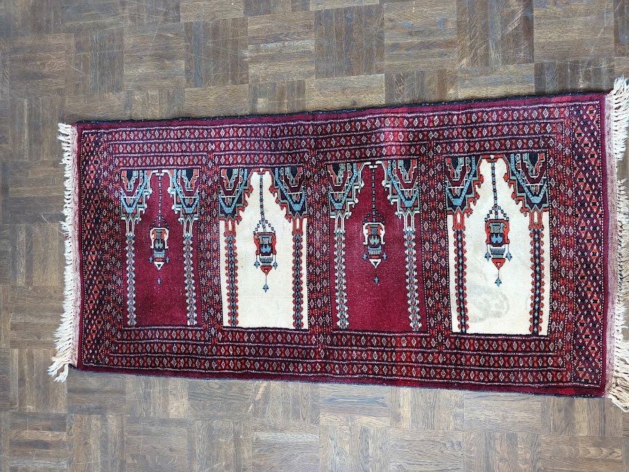 Tappeti: N9 Orientteppich handgeknüpft 63x122 – Usato da Toffen venduto da Immo-Erben 1