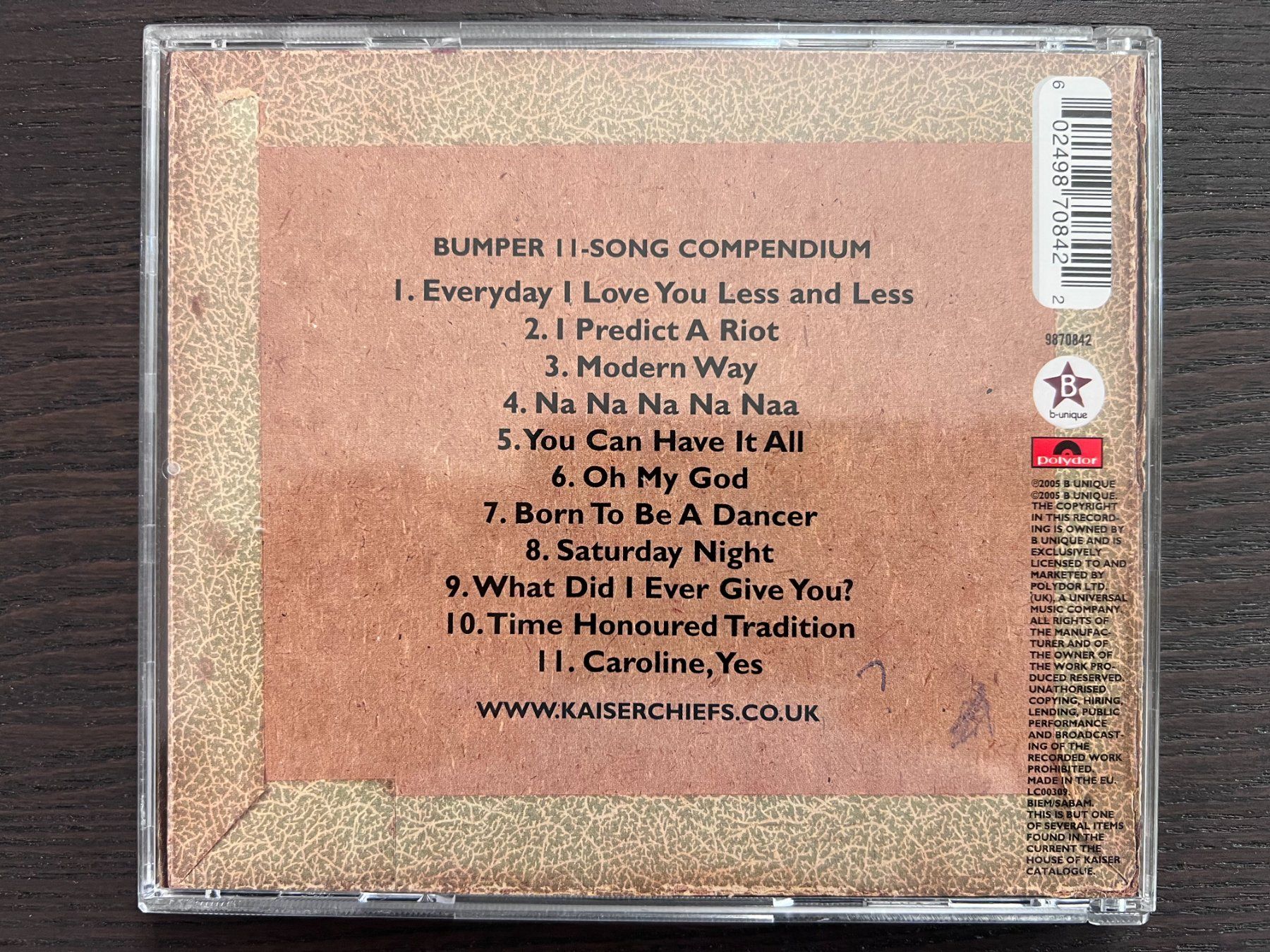 CD: Kaiser Chiefs - Employment – Usato da Zürich venduto da MusikFreunde 1