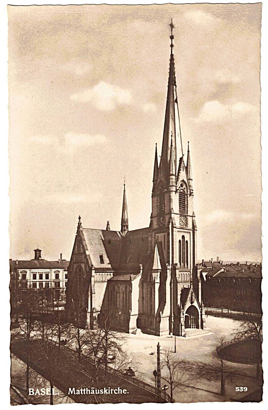 Cartoline postali: Ansichtskarte Matthäuskirche Basel - ungelaufen – Nuovo (secondo la descrizione) da Gossau ZH venduto da granby