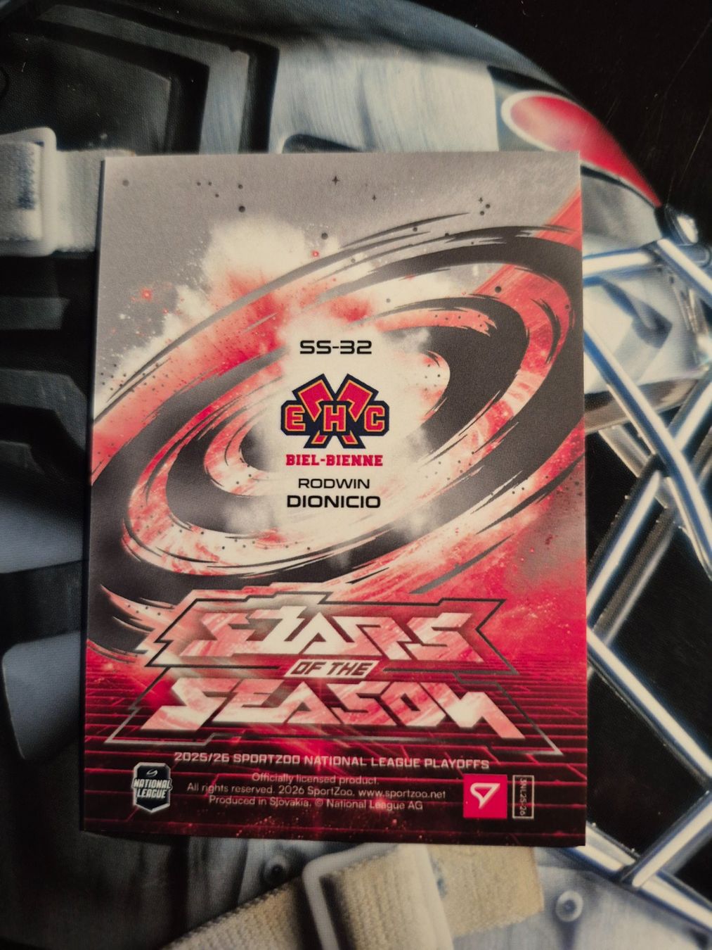 Sportzoo Sammelbilder & Trading cards: Rodwin Dionicio EHC Biel Playoffs 2025/26 – Gebraucht aus Treiten von Sauber73 1