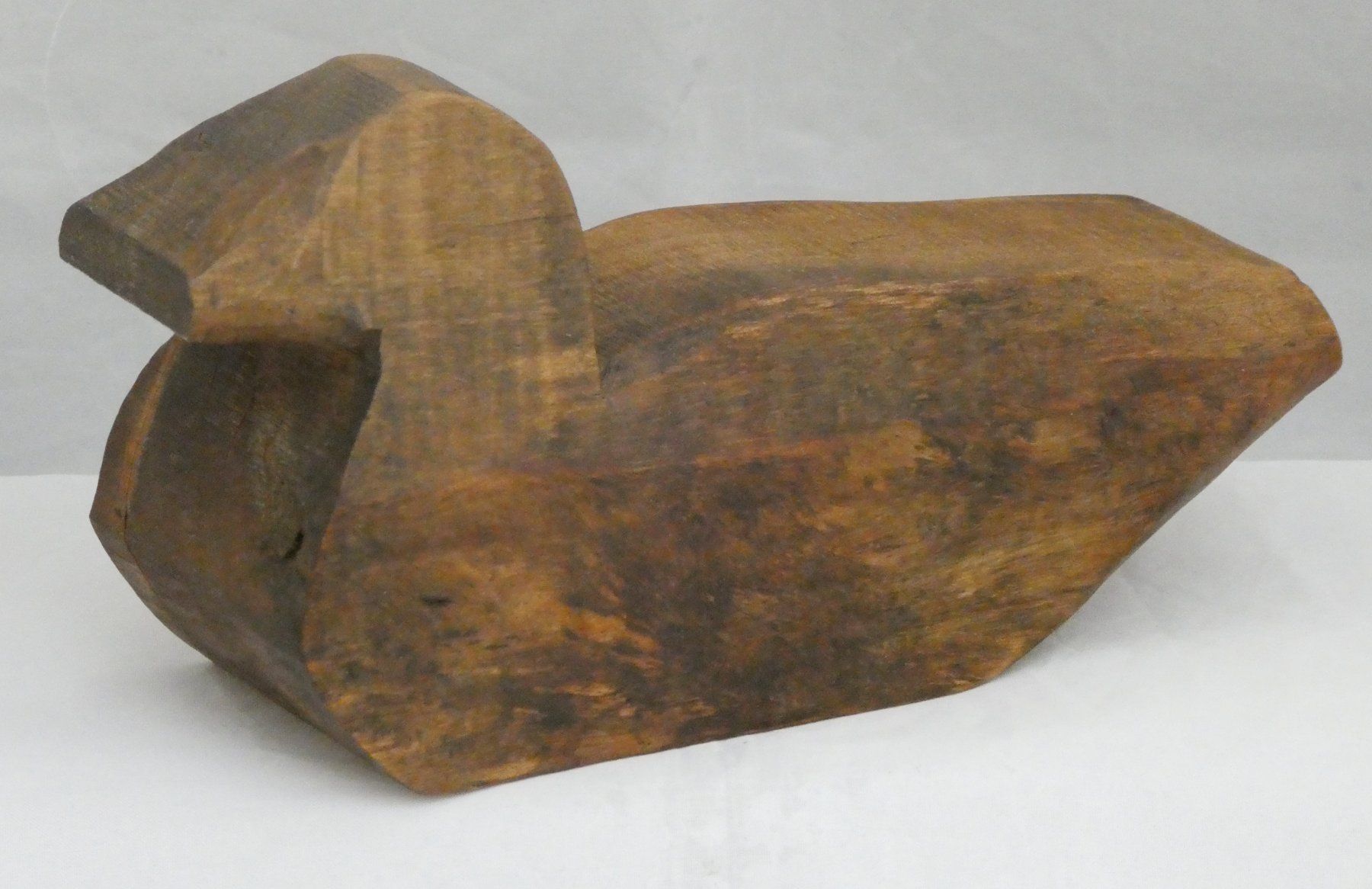Sculture & Statue: Canard monoxyle en bois milieu 20ème siècle. – Usato da Fribourg venduto da will69 2