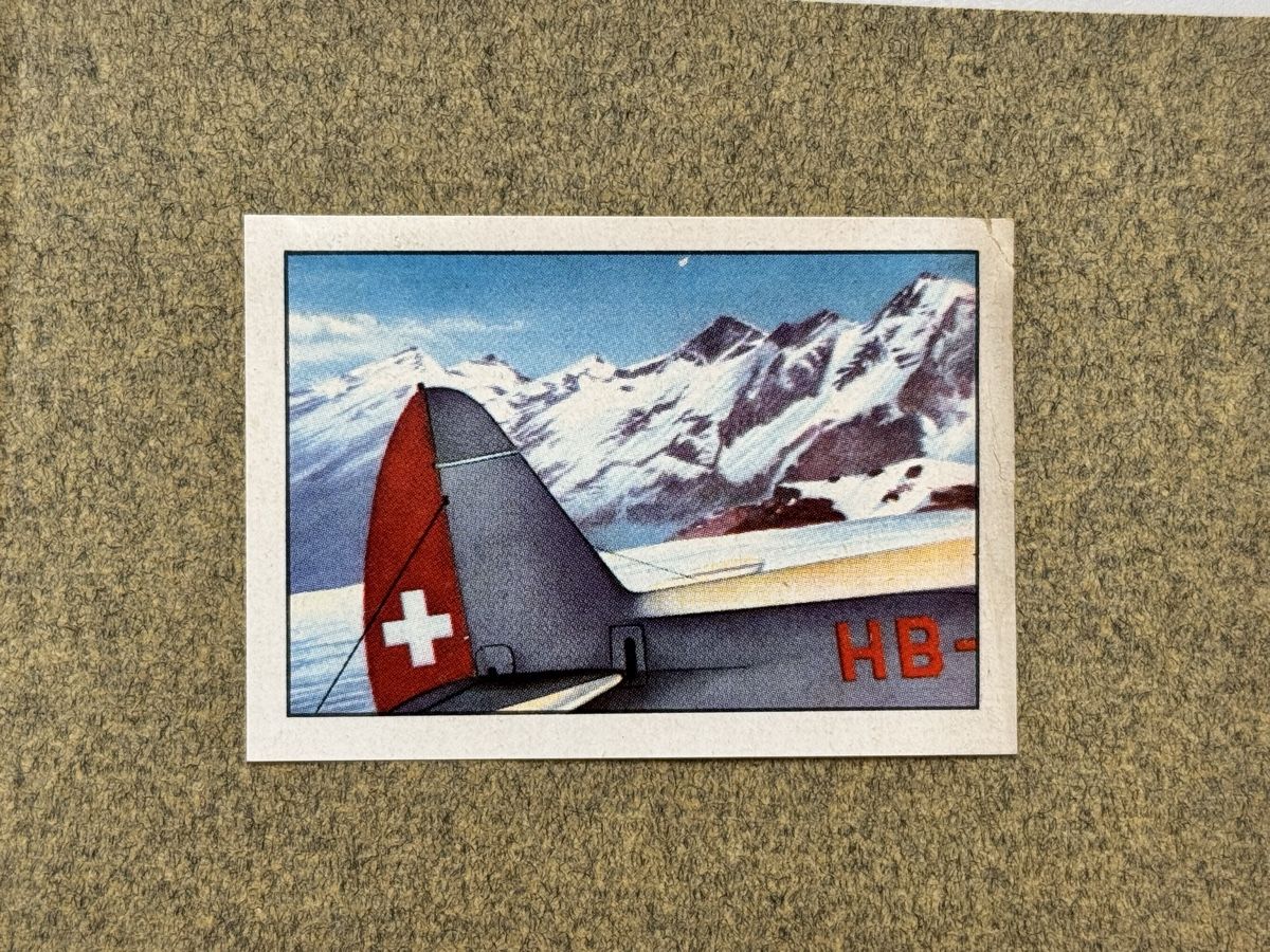 Carte collezionabili: Nestle Peter Cailler Kohler Sammelbild, Flugzeug – Usato da Unterlunkhofen venduto da getwellsoon