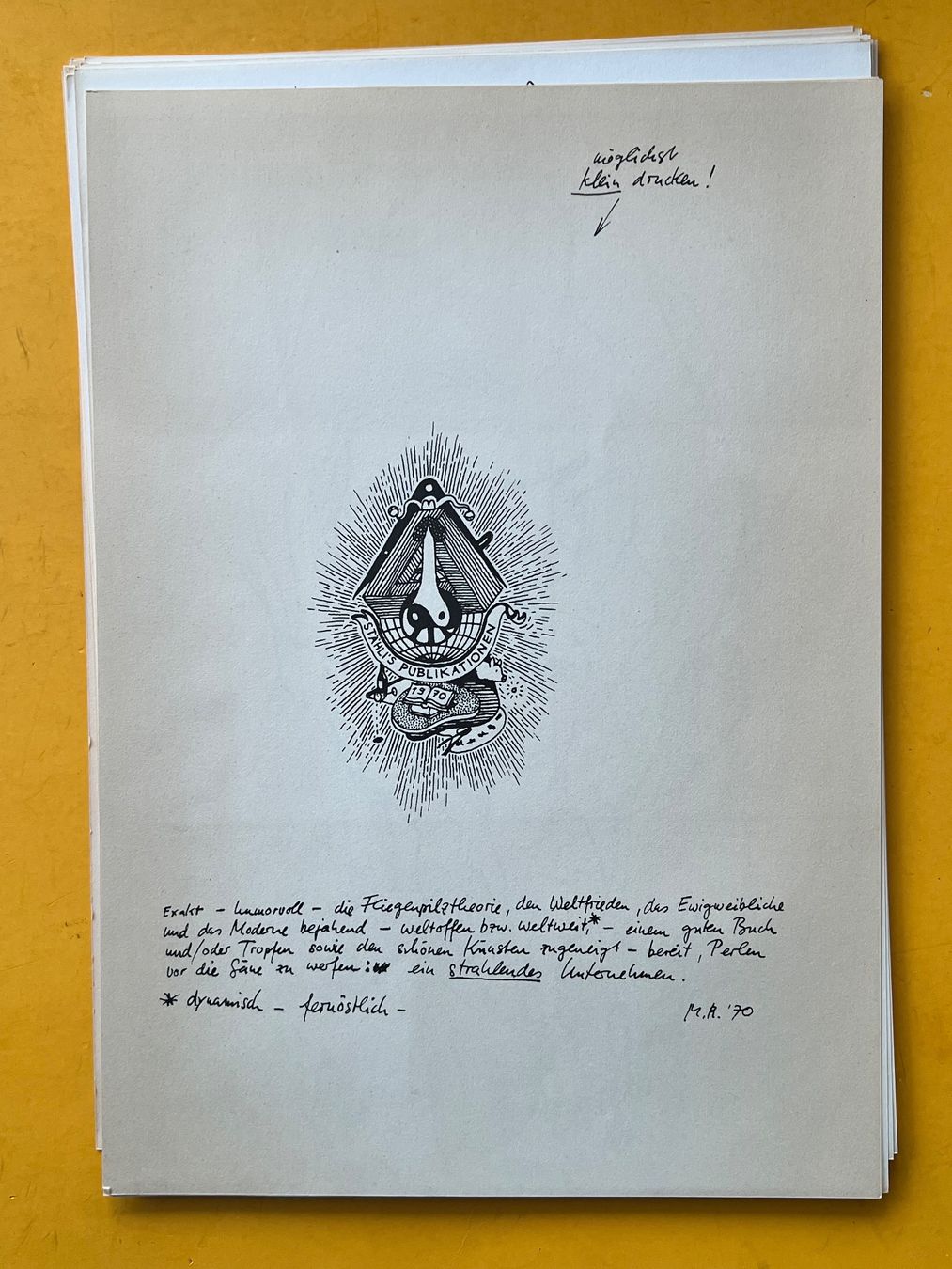 Grafica & Litografie: Markus Rätz Stähli Mappe 1970 – Usato da Adliswil venduto da bilderboerse-zuerich 8