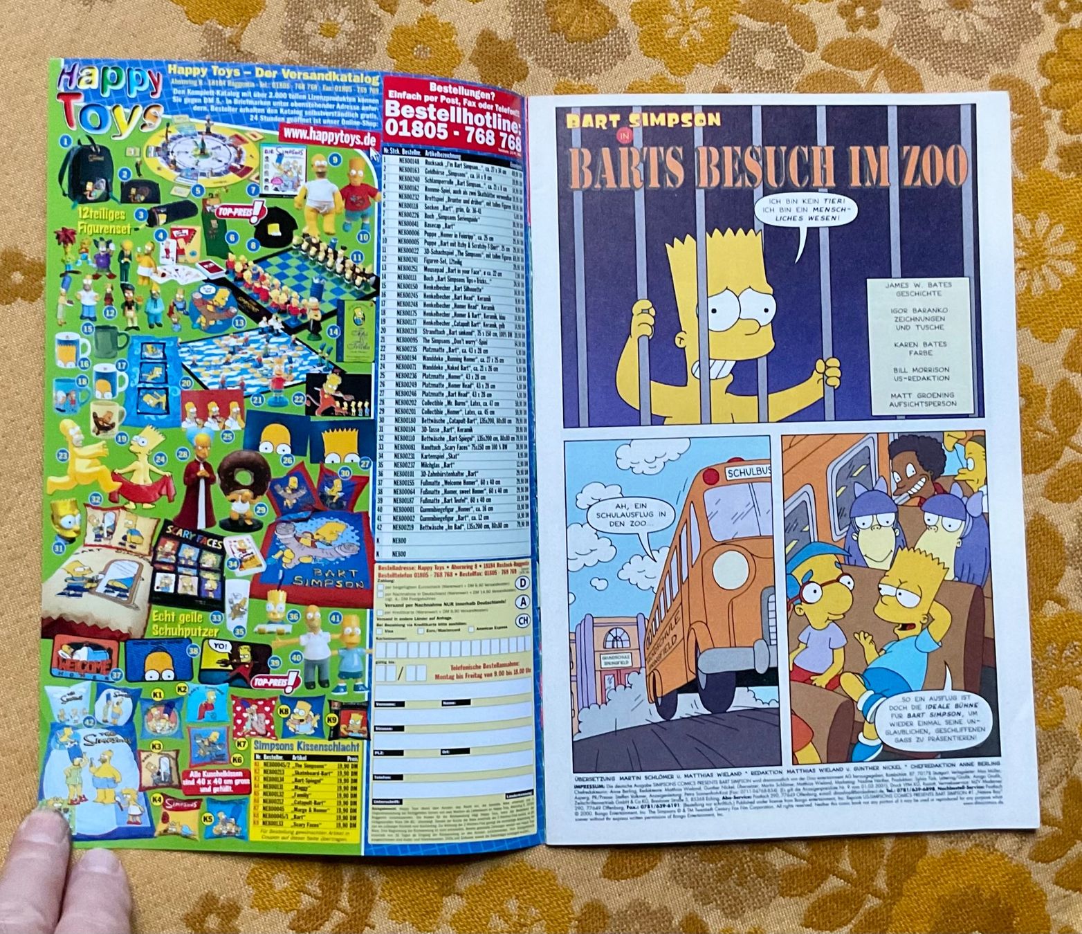 Comics: Bart Simpson Heft Nr 2 von 2001 – Gebraucht aus Endingen von nathan05 1