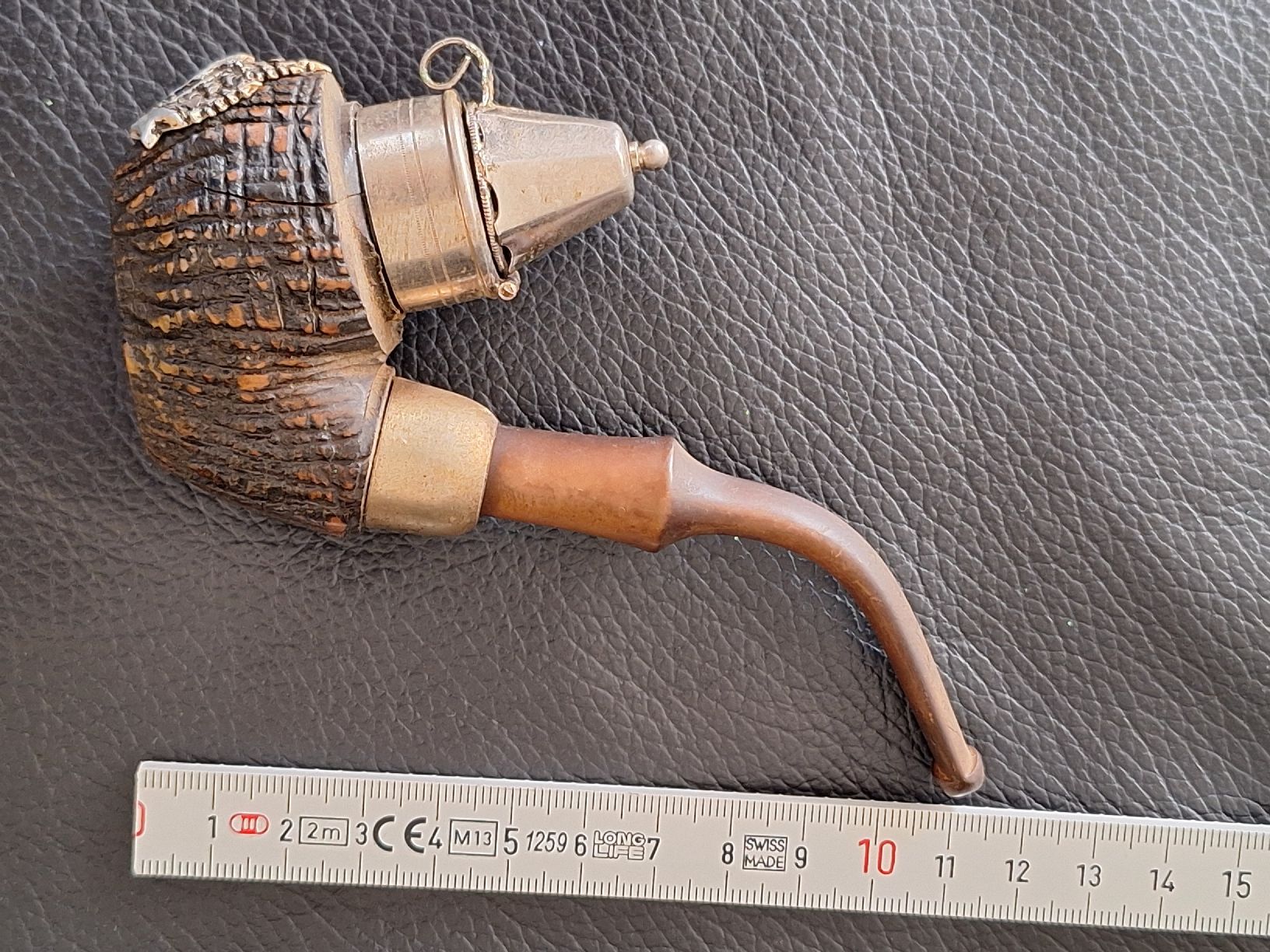 Pipe & Accessori: Rustikale Pfeife mit Hirschmotiv, Sammlerstück – Usato da Winterthur venduto da juszku 6