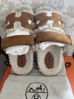 Hermes Chypre Sandals l neutral/ecru 38 cosy