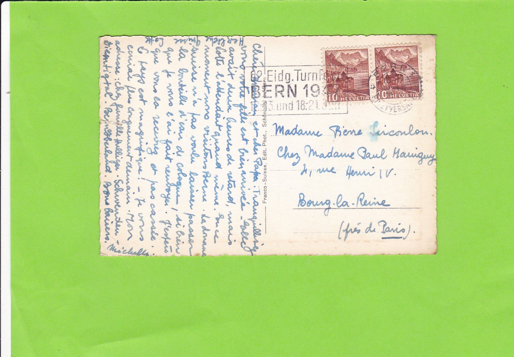 Cartoline postali: Bern-Zeitglocken-Oldtimer-belebt – Usato da St. Peterzell venduto da neckertal 1
