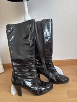 Stiefel Nero Giardini schwarz echt Lackleder