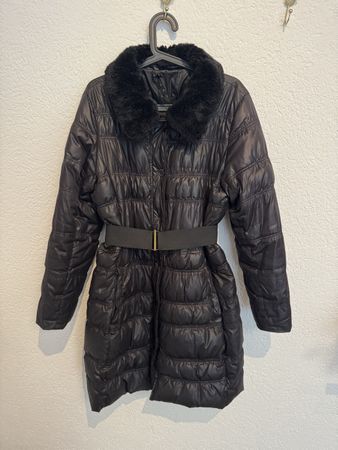 Comma Daunen Mantel schwarz Gr. 40 / L