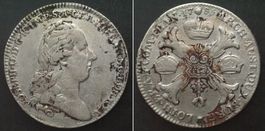 RDR Kronentaler 1785, Brüssel, JOSEPH II. Silber vz