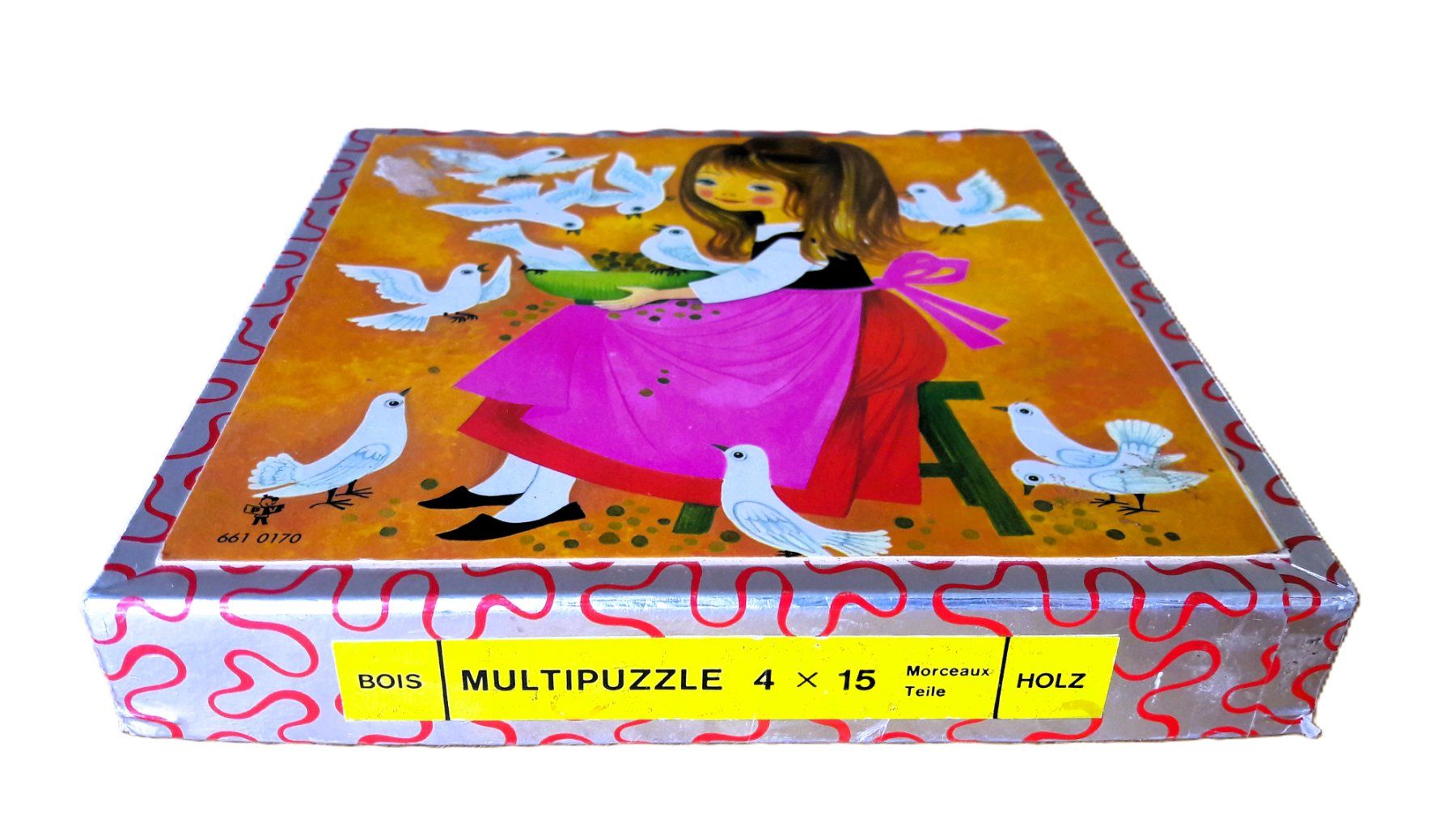Penelope Puzzle: Penelope MultiPuzzle 4x15 pces Teile Cendrillon Aschenputtel – Usato da Tavannes venduto da Brocashop 5
